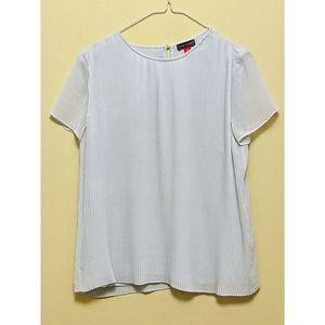 Vince Camuto Pleated Blouse - Mint Green